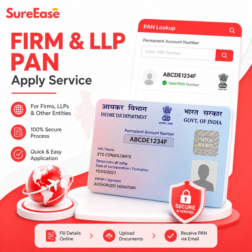 Firm & LLP PAN Card Apply Online | PAN Registration Service India