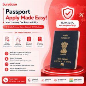 Passport Apply Online in India | Fast & Easy Passport Assistance | SureEase