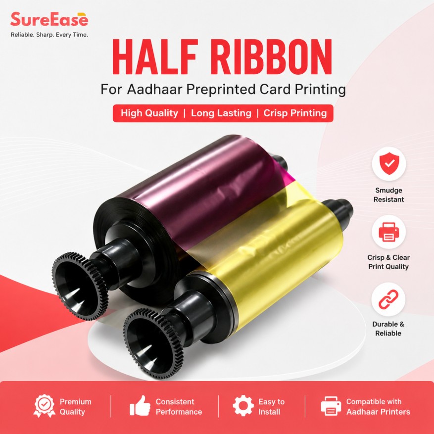 Evolis Color Half Panel Ribbon (YMCKOKO)